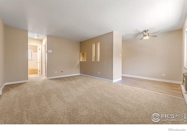 830 20th St Unit 203, Boulder, CO 80302 - carpeted spare room with ceiling fan and baseboards