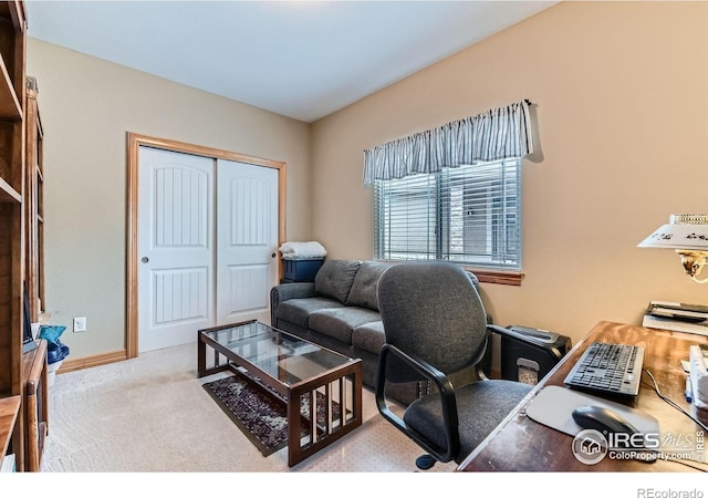 9629 Bountiful St, Firestone, CO 80504 - office area with carpet floors
