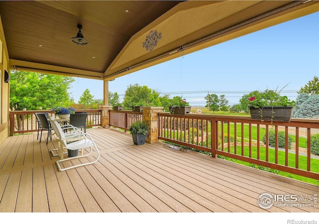 9629 Bountiful St, Firestone, CO 80504 - view of deck