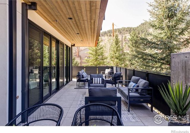 358 Arapahoe Ave Unit B, Boulder, CO 80302 - view of patio with outdoor lounge area
