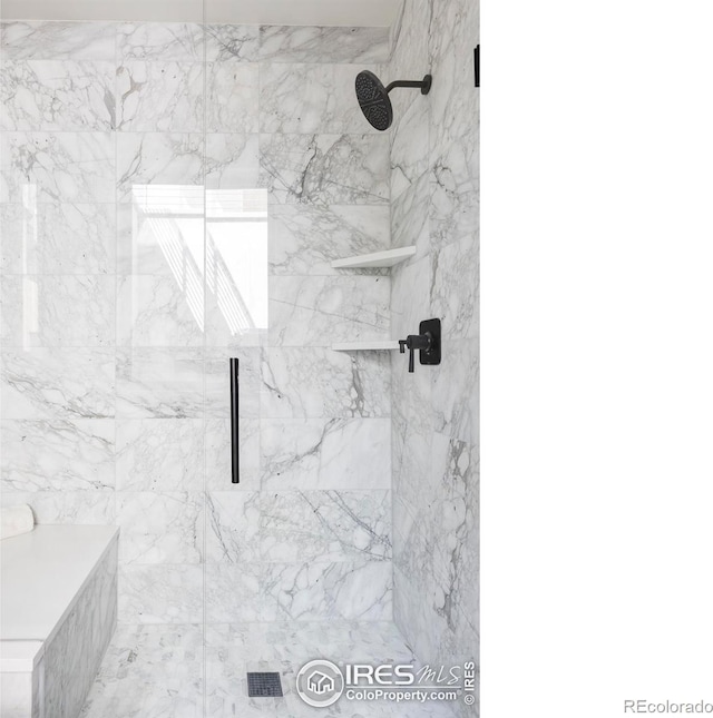 358 Arapahoe Ave Unit B, Boulder, CO 80302 - detailed view of a marble finish shower