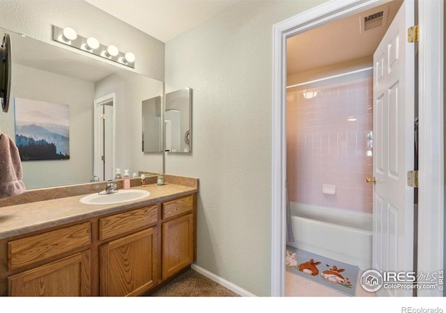 64 Whitehaven Cir, Highlands Ranch, CO 80129 - bathroom featuring vanity and shower / washtub combination