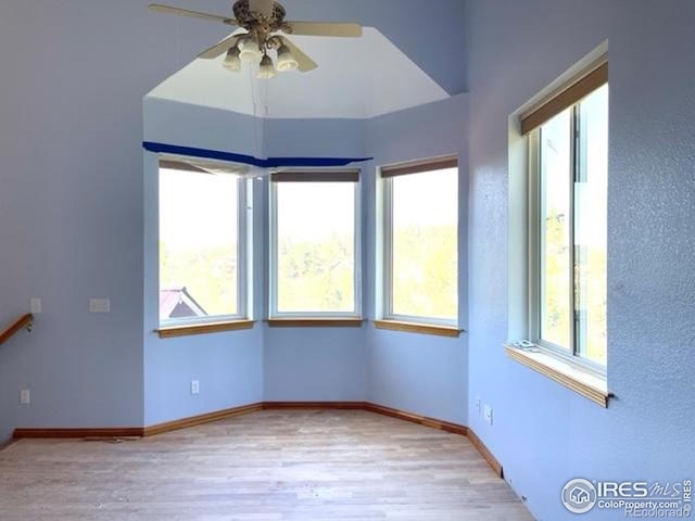 8 Valley View Dr, Nederland, CO 80466 - unfurnished room with a ceiling fan and wood finished floors