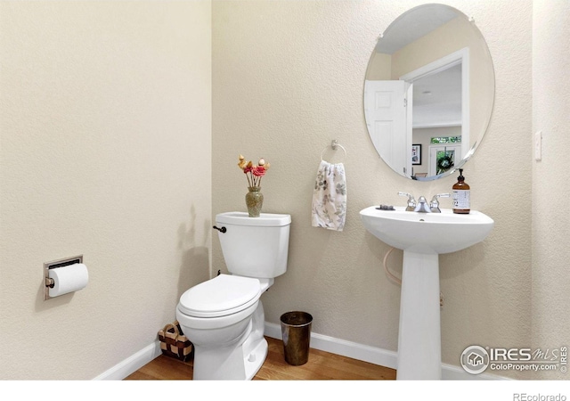 121 Osprey Ln, Lyons, CO 80540 - bathroom with wood finished floors and toilet