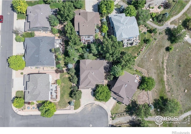 121 Osprey Ln, Lyons, CO 80540 - aerial view of property and surrounding area featuring nearby suburban area