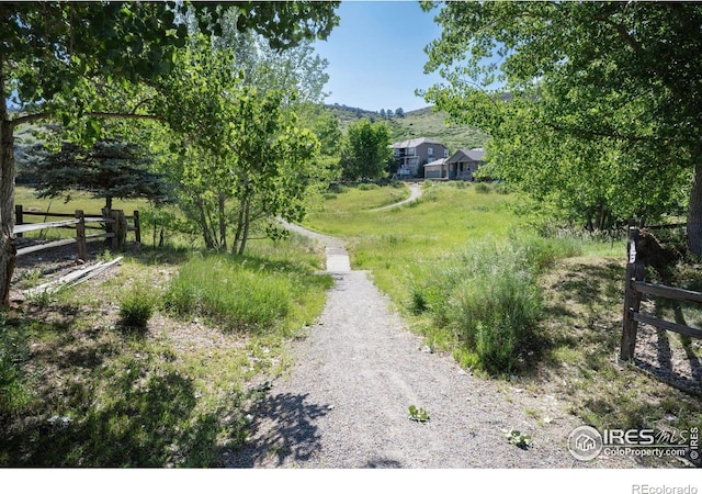 121 Osprey Ln, Lyons, CO 80540 - view of yard with a rural view