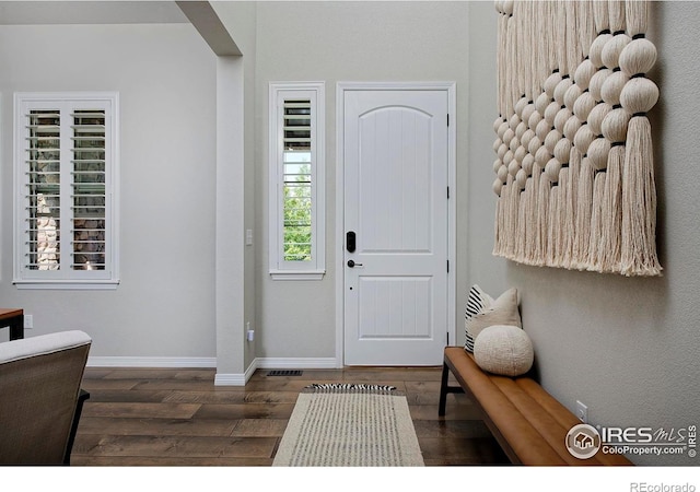 15958 Humboldt Peak Dr, Broomfield, CO 80023 - entrance foyer featuring wood finished floors and baseboards