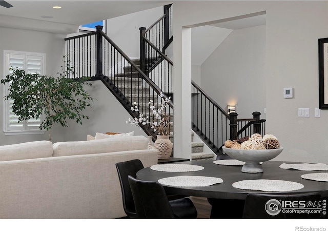 15958 Humboldt Peak Dr, Broomfield, CO 80023 - dining room featuring stairs