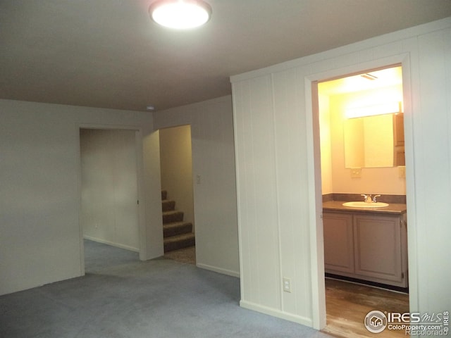 401 31st Ave, Greeley, CO 80634 - spare room featuring stairs and carpet flooring