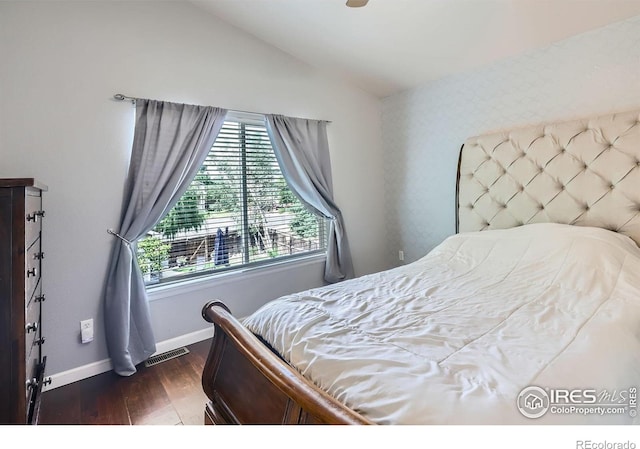 1747 Daisy Ct, Brighton, CO 80601 - bedroom with wood finished floors and lofted ceiling