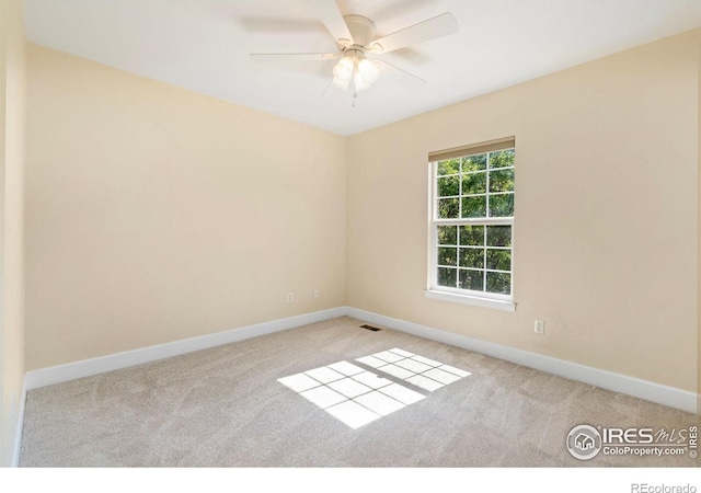 2821 Longboat Way, Fort Collins, CO 80524 - unfurnished room featuring carpet flooring and a ceiling fan