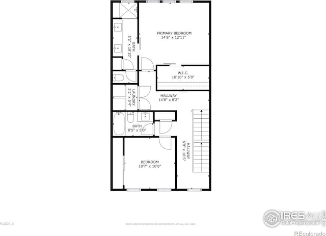3450 N Downing St Unit 4, Denver, CO 80205 - view of room layout