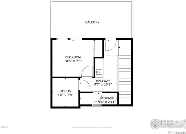3450 N Downing St Unit 4, Denver, CO 80205 - view of home floor plan