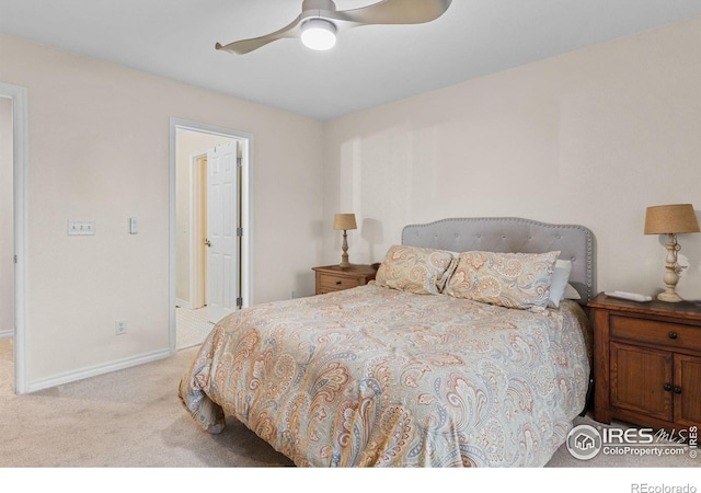 3000 E 112th Ave Unit 102, Northglenn, CO 80233 - carpeted bedroom with baseboards and ceiling fan