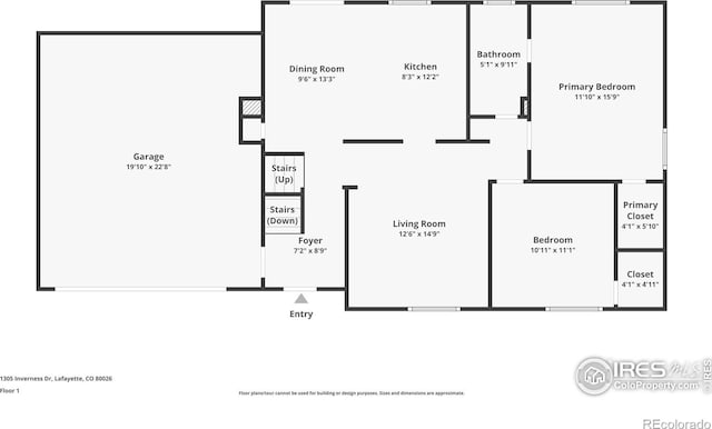 1305 Inverness Dr, Lafayette, CO 80026 - view of home floor plan