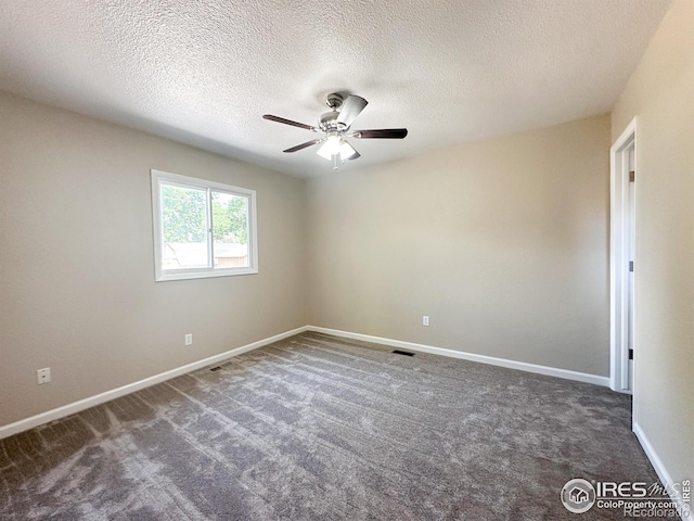 11941 S Clayson St, Parker, CO 80138 - carpeted empty room with a ceiling fan and a textured ceiling
