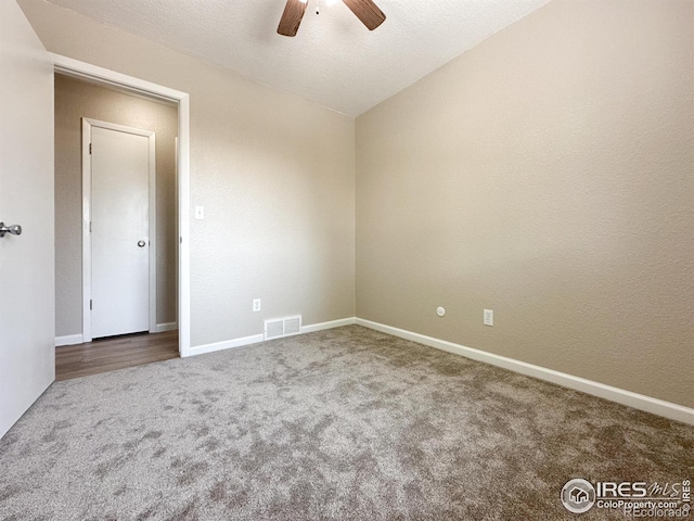 11941 S Clayson St, Parker, CO 80138 - unfurnished room featuring carpet floors and a ceiling fan