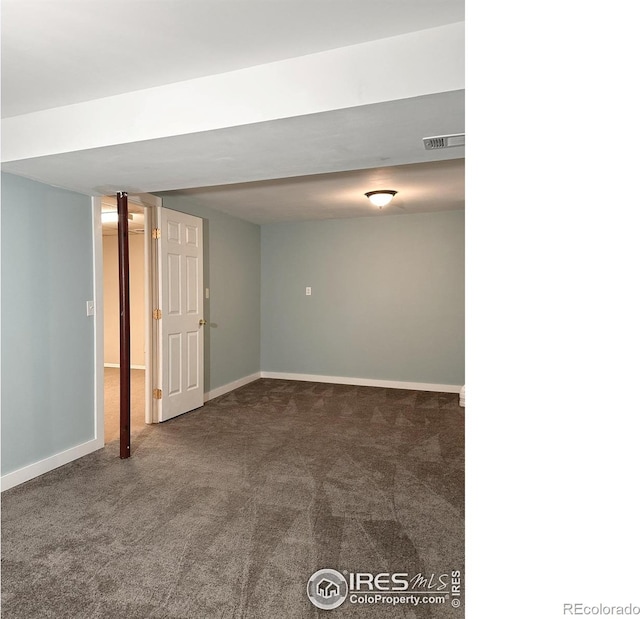 11941 S Clayson St, Parker, CO 80138 - finished basement with carpet flooring and baseboards