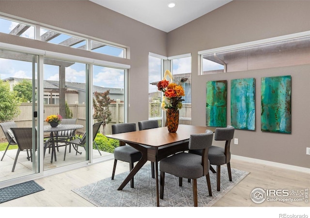 750 Kubat Ln Unit B, Longmont, CO 80503 - dining space featuring light wood-style flooring and recessed lighting