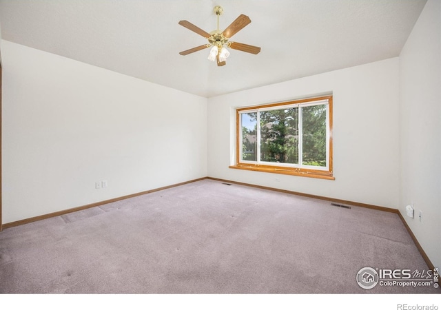 1754 45th Ave, Greeley, CO 80634 - spare room with carpet flooring and ceiling fan