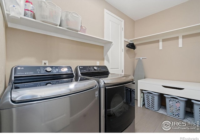 8541 Allenbrook Dr, Windsor, CO 80550 - washroom featuring independent washer and dryer