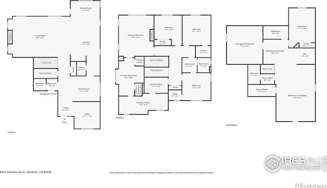 8541 Allenbrook Dr, Windsor, CO 80550 - view of room layout