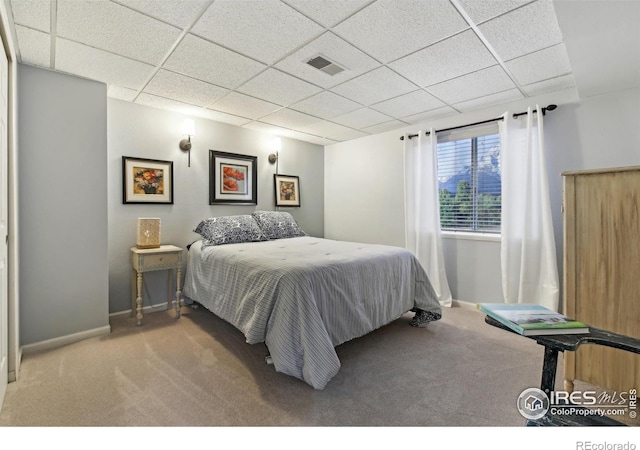 4644 W 112th Ct, Westminster, CO 80031 - bedroom featuring a drop ceiling and carpet floors
