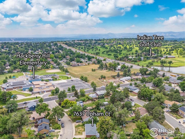 7637 Upham Ct, Arvada, CO 80003 - drone / aerial view of a nearby body of water