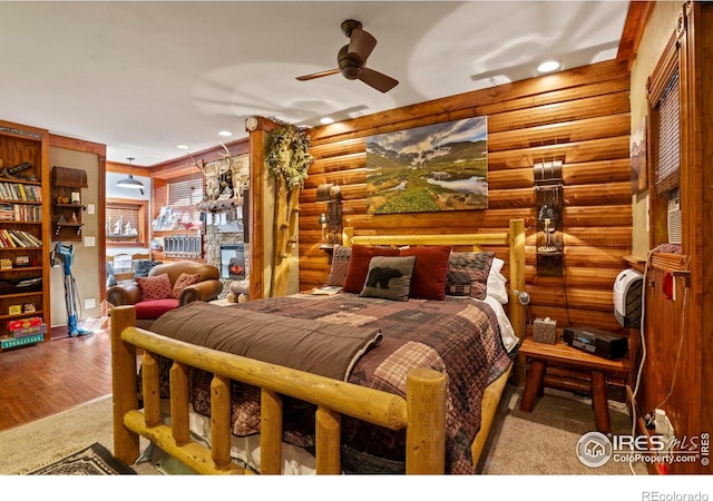 2238 Eagle Cliff Rd, Estes Park, CO 80517 - bedroom with carpet floors and recessed lighting