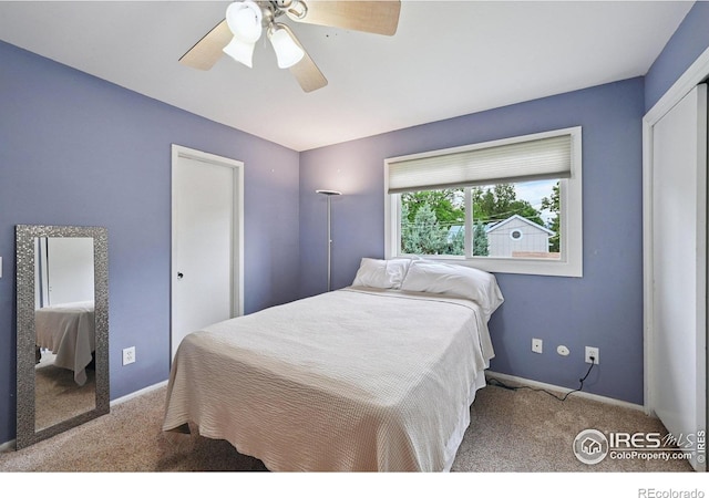 4655 Macky Way, Boulder, CO 80305 - bedroom with carpet and a ceiling fan