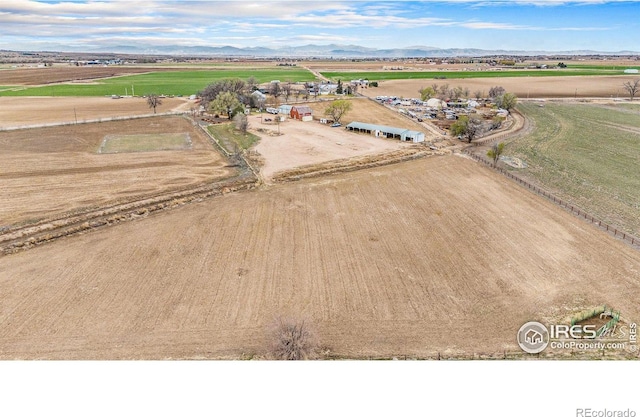2118 N 47th Ave, Greeley, CO 80631 - aerial view of sparsely populated area featuring a mountainous background