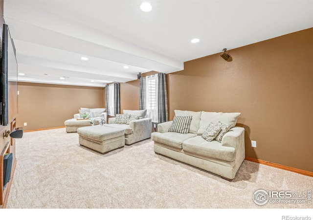 502 Peregrine Cir, Longmont, CO 80504 - living room with carpet and recessed lighting