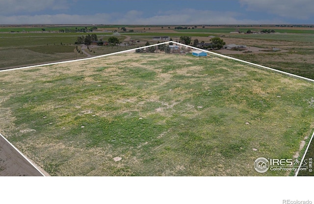 37416 County Road 45, Eaton, CO 80615 - view of rural area with property boundaries highlighted