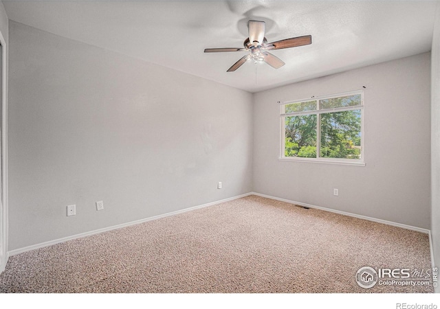 1634 San Juan Cir, Evans, CO 80620 - carpeted empty room featuring ceiling fan and baseboards