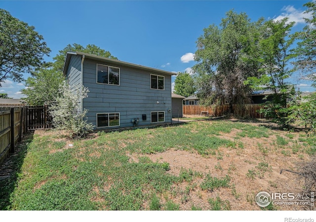 1634 San Juan Cir, Evans, CO 80620 - back of property with a fenced backyard