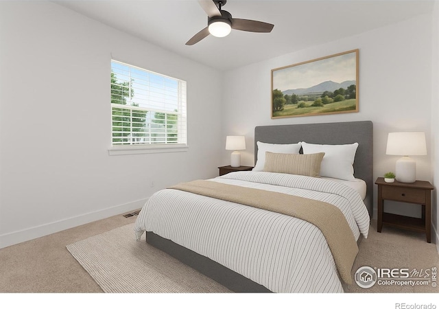 8696 W 86th Cir, Arvada, CO 80005 - bedroom featuring carpet floors and ceiling fan