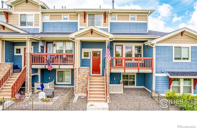 619 Brennan Cir, Erie, CO 80516 - townhome / multi-family property with stairs and a shingled roof