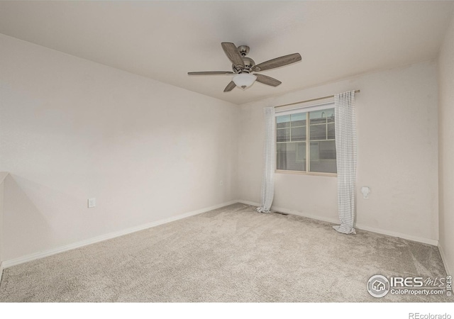 619 Brennan Cir, Erie, CO 80516 - carpeted spare room featuring ceiling fan and baseboards