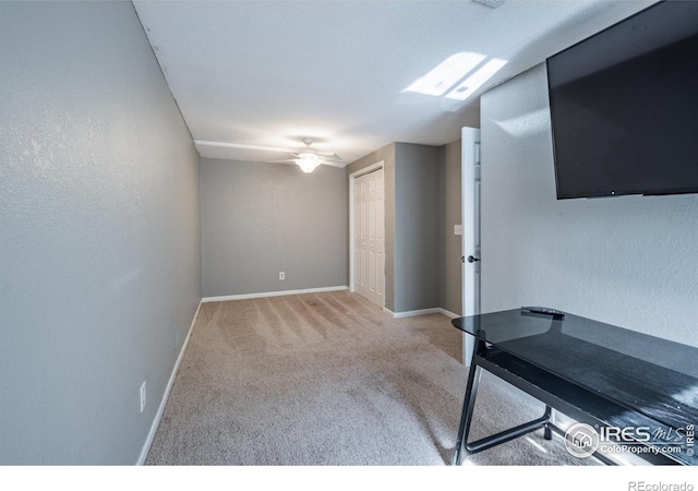 14053 Cottonwood Cir, Sterling, CO 80751 - unfurnished office with carpet floors and ceiling fan