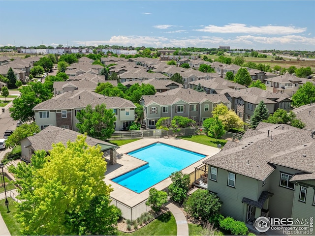 12912 Grant Cir E # A, Thornton, CO 80241 - view of swimming pool with a residential view