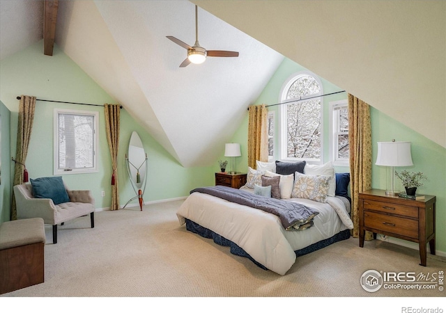 1605 17th St, Boulder, CO 80302 - bedroom featuring multiple windows, carpet floors, and a ceiling fan