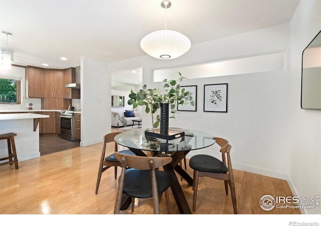 600 Monte Vista Ave, Fort Collins, CO 80521 - dining space with light wood finished floors and recessed lighting