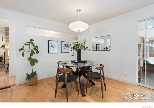 600 Monte Vista Ave, Fort Collins, CO 80521 - dining area with light wood-type flooring and baseboards