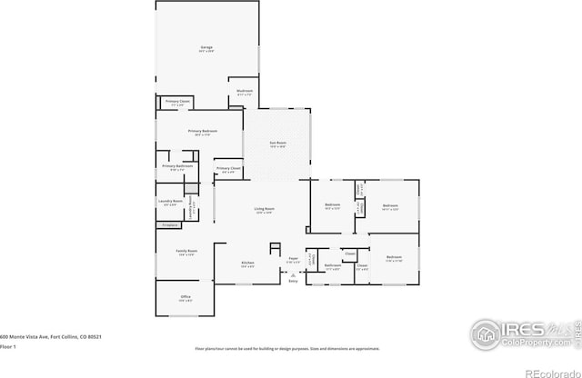 600 Monte Vista Ave, Fort Collins, CO 80521 - view of home floor plan