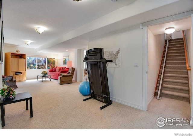 8305 E 149th Dr, Thornton, CO 80602 - workout area with carpet floors