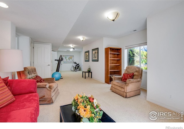 8305 E 149th Dr, Thornton, CO 80602 - carpeted living room with baseboards
