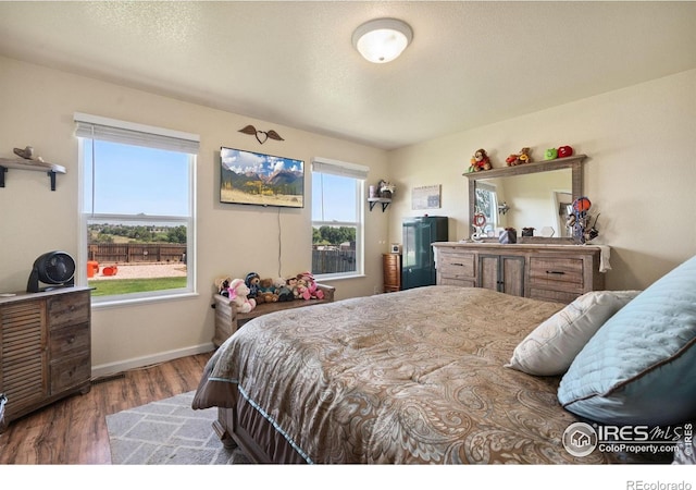 4521 Mesa Verde Dr, Greeley, CO 80634 - bedroom featuring wood finished floors and baseboards