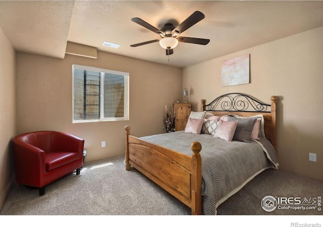 4521 Mesa Verde Dr, Greeley, CO 80634 - bedroom featuring carpet and ceiling fan