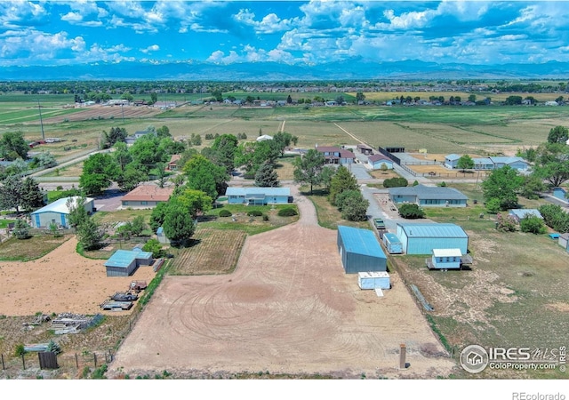 13600 Elmore Rd, Longmont, CO 80504 - aerial view of sparsely populated area with a mountainous background