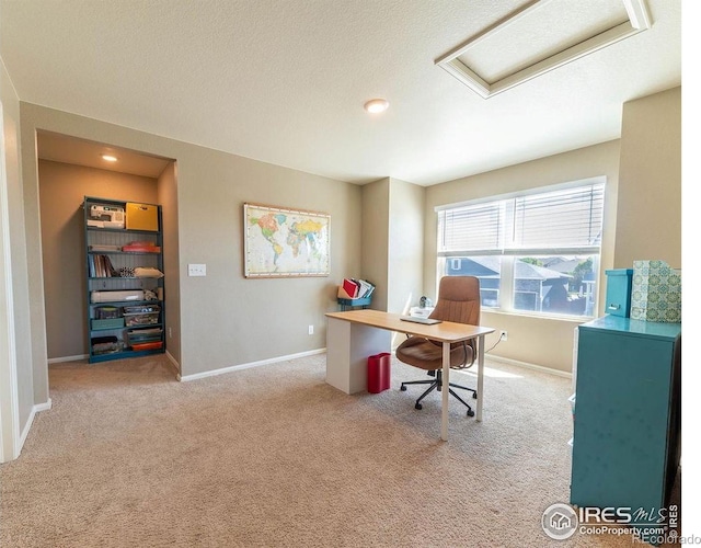 1773 Nightfall Dr, Windsor, CO 80550 - office with carpet floors and recessed lighting